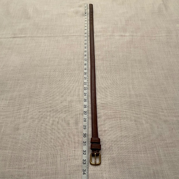 Gail Labelle Inc Brown Leather Medium Belt Size M - Picture 7 of 14